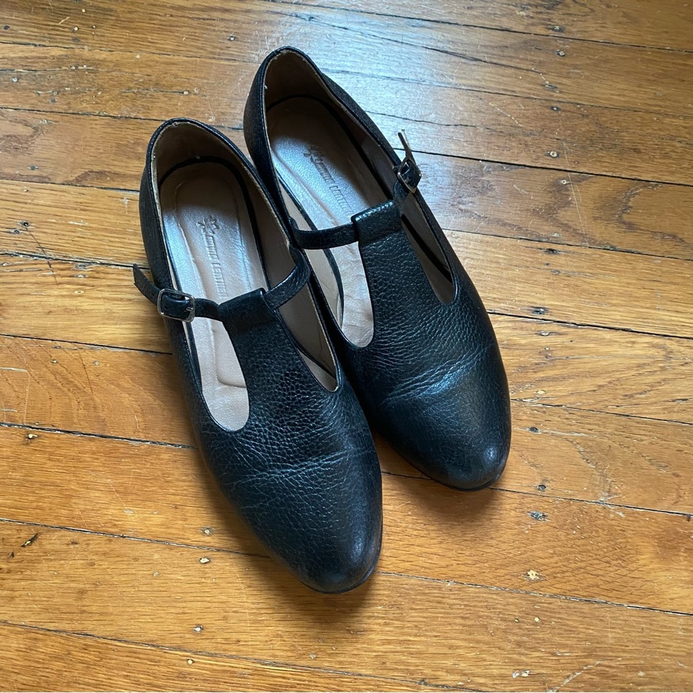 Beautiful handmade leather Mary Jane’s